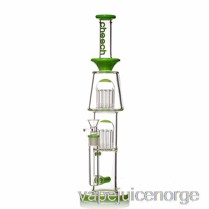 Vape Uten Nikotin Cheech Glass Dual Tree Inline Bong Grønn